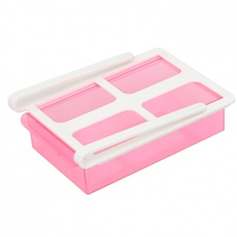 Купить Органайзер для холодильника на пластиковом основании Homsu, розовый
