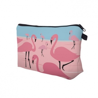 Купить Косметичка Pink Flamingos, 20х14х4