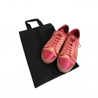 Купить Мешок для обуви на молнии (40x25см) Premium Black