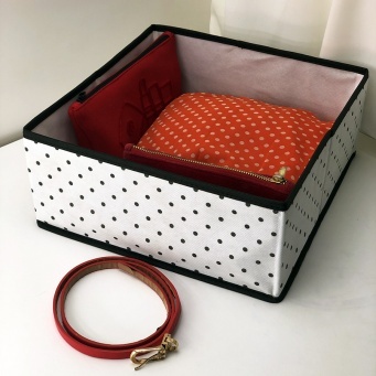 Купить Коробка квадратная для хранения вещей Eco White (30х30х13 см)