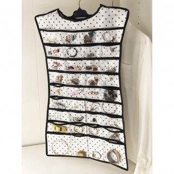 Купить Органайзер-платье для украшений, аксессуаров и мелочей Eco White (45х75 см)