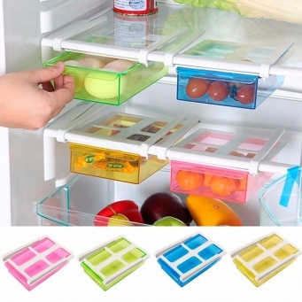 Купить Органайзер для холодильника на пластиковом основании Homsu, синий