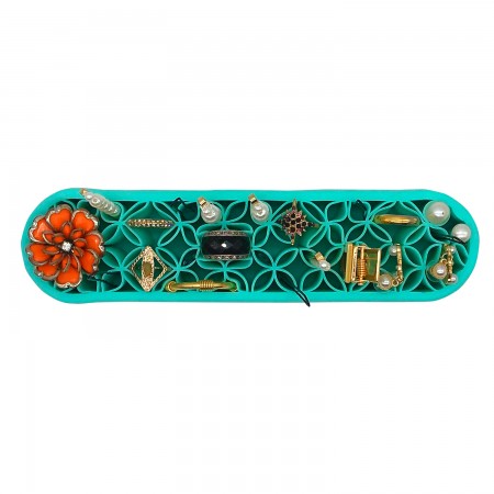 Купить Подставка для косметики, украшений и зубных щеток, зеленая