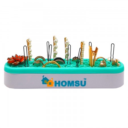 Купить Подставка для косметики, украшений и зубных щеток, зеленая