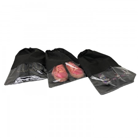 Купить Комплект чехлов для обуви и вещей (44x32см) Premium Black, 3шт.