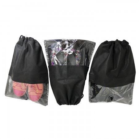 Купить Комплект чехлов для обуви и вещей (44x32см) Premium Black, 3шт.