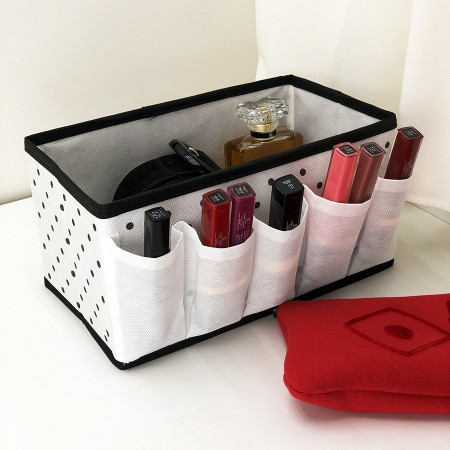 Купить Органайзер на стол для косметики и украшений Eco White (25х15х13 см)