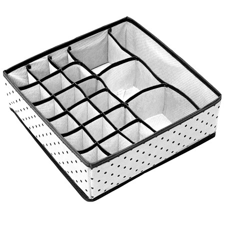 Купить Мульти-органайзер для нижнего белья и аксессуаров Eco White, 18+3+1 секция (30х30х11 см)