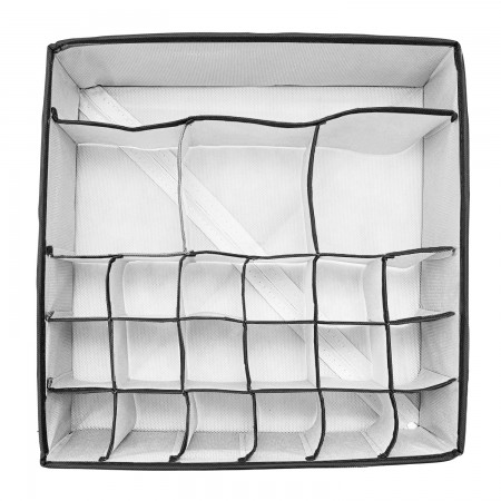 Купить Мульти-органайзер для нижнего белья и аксессуаров Eco White, 18+3+1 секция (30х30х11 см)