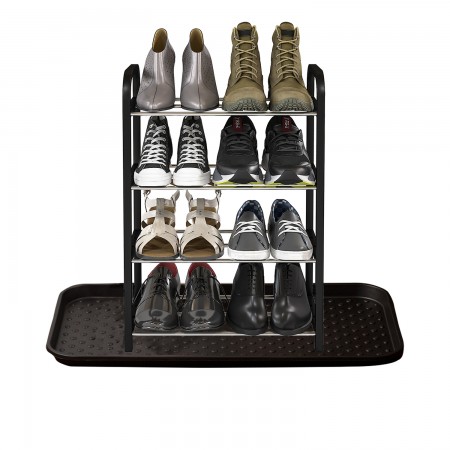 Купить Комплект лоток для обуви + полка на 4 яруса