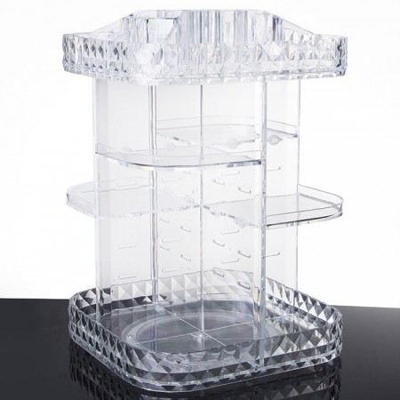 Купить Вращающийся акриловый органайзер для косметики Diamond