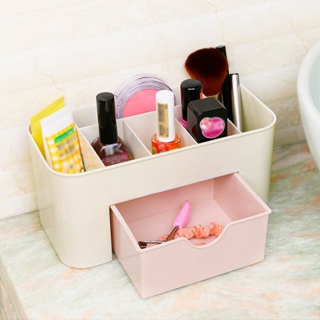 Купить Настольный органайзер для косметики Homsu, розовый