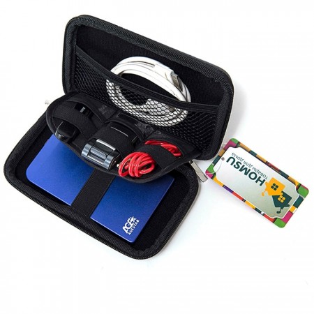 Купить Органайзер для проводов и аксессуаров, черный