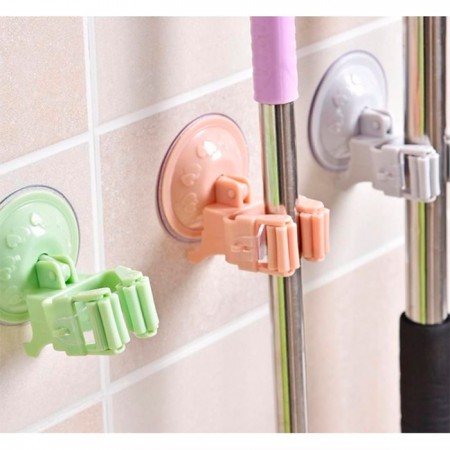 Купить Настенный держатель для швабры, розовый, 2 шт.