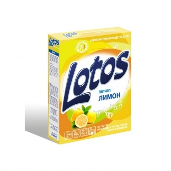 Купить Стиральный порошок "Лотос", лимон, 350 г