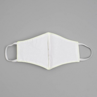 Купить Маска тканевая многоразовая для лица, 26 х 13 см, белая