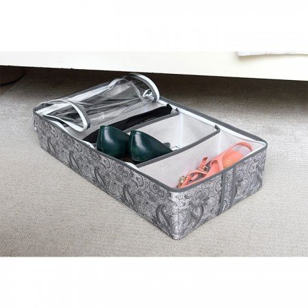 Купить Органайзер для обуви на 4 бокса Grey Flower