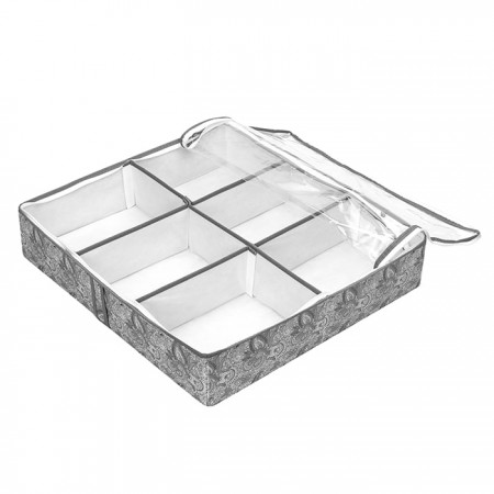 Купить Органайзер для обуви на 6 боксов Grey Flower