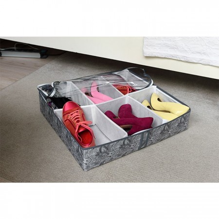 Купить Органайзер для обуви на 6 боксов Grey Flower