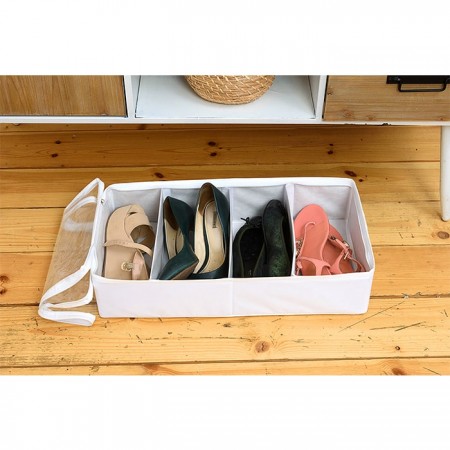 Купить Органайзер для обуви на 4 бокса White