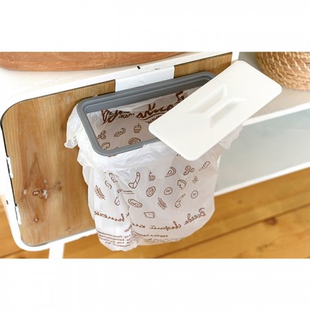 Купить Держатель для мусорных пакетов на дверцу шкафа, с крышкой