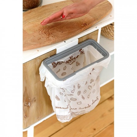 Купить Держатель для мусорных пакетов на дверцу шкафа, с крышкой