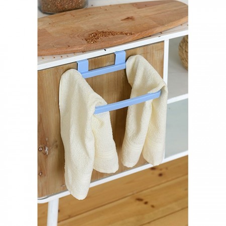 Купить Многофункциональный держатель на дверцу шкафа, голубой