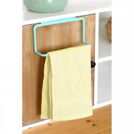 Купить Держатель для полотенец на дверцу шкафа, голубой