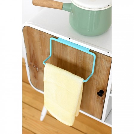 Купить Держатель для полотенец на дверцу шкафа, голубой