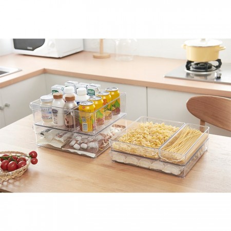 Купить Контейнер-органайзер для холодильника прозрачный, 30х9,5х5 см