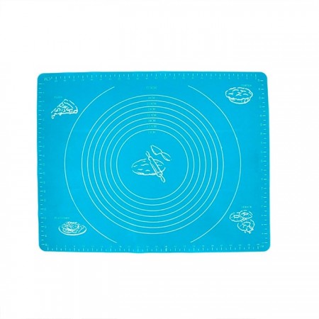 Купить Коврик силиконовый для раскатки теста, 50х40 см, голубой