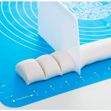 Купить Коврик силиконовый для раскатки теста, 50х40 см, голубой