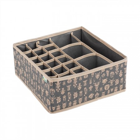 Купить Мульти-органайзер для нижнего белья и аксессуаров Hipster Animals (18+3+1 секция)