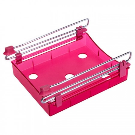 Купить Органайзер для холодильника на металлическом основании Homsu, розовый