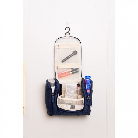 Купить Подвесная косметичка-органайзер, синяя, 25х14х15