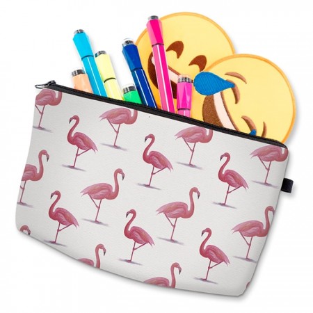 Купить Косметичка White Flamingos, 20х14х4