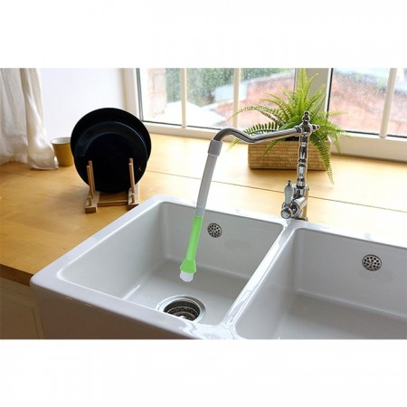 Купить Щетка-насадка на смеситель, зеленая