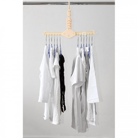 Купить Подвесной органайзер для вешалок и аксессуаров, бежевый