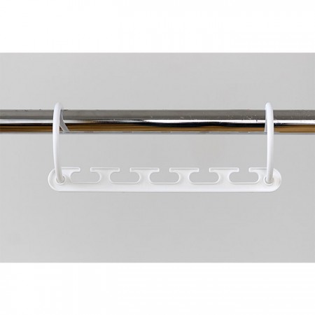 Купить Подвесной органайзер для вешалок и аксессуаров, белый, 8 шт