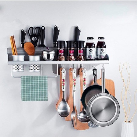 Купить Полка-держатель для кухонных принадлежностей, настенная