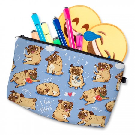 Купить Косметичка Pugs, 20х14х4