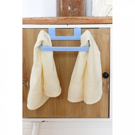 Купить Многофункциональный держатель на дверцу шкафа, голубой