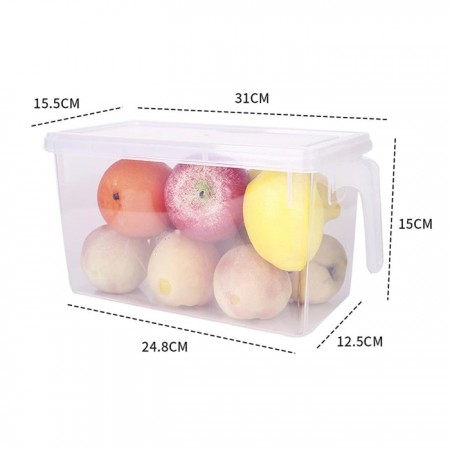 Купить Контейнер для холодильника с ручкой, прозрачный