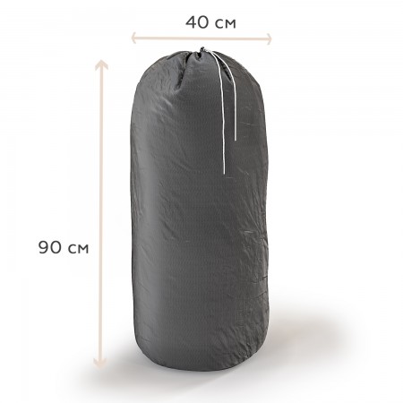 Купить Сумка-мешок для стирки белья большой, серый