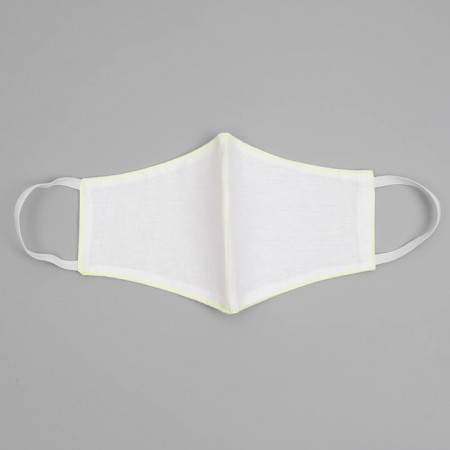 Купить Маска тканевая многоразовая для лица, 26 х 13 см, белая