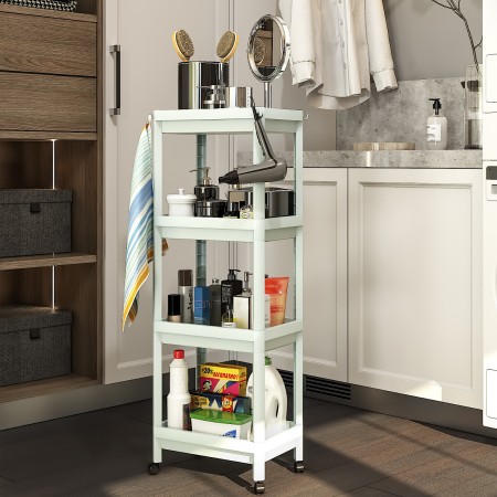 Купить Этажерка Provence 4 яруса на съемных колесиках