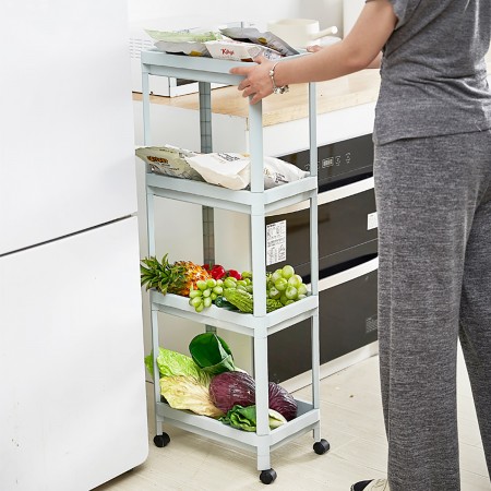 Купить Этажерка Provence 4 яруса на съемных колесиках