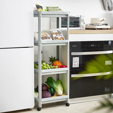 Купить Этажерка Provence 4 яруса на съемных колесиках