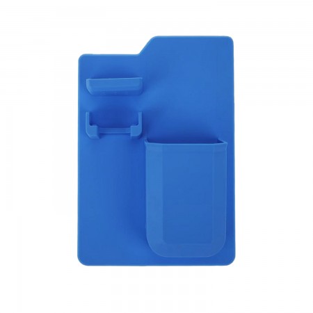 Купить Органайзер для бритвы и зубной пасты силиконовый, голубой