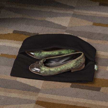 Купить Мешок для обуви на молнии (40x25см) Premium Black